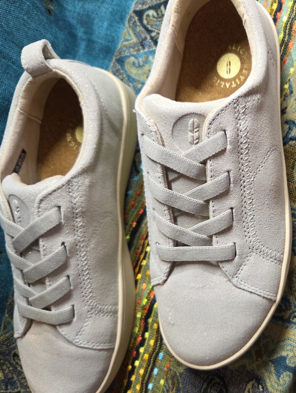 Women's New (No Box) Revitalign Orthodic Suede Sneakers Size 8D (Wide)